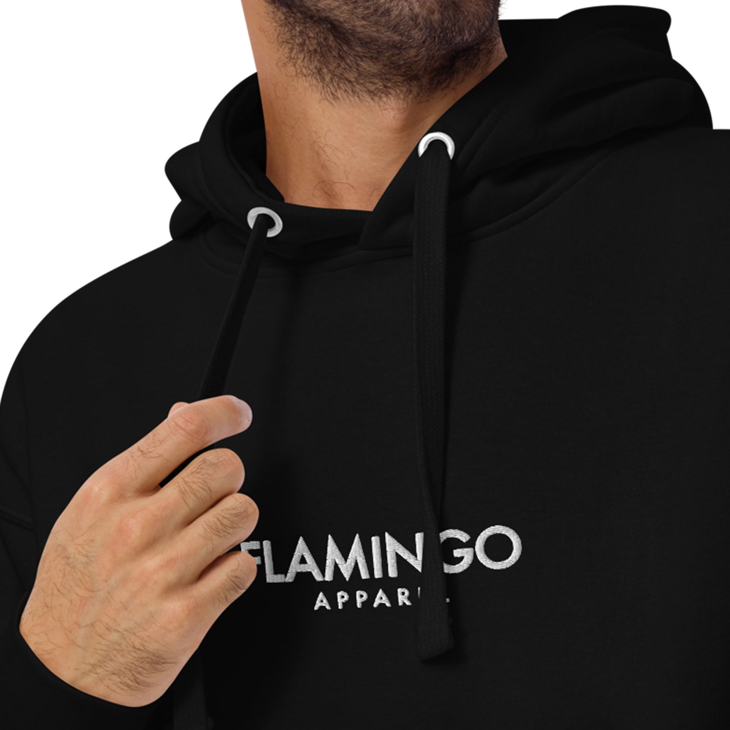 Flamingo Essentials Premium Embroidered Hoodie
