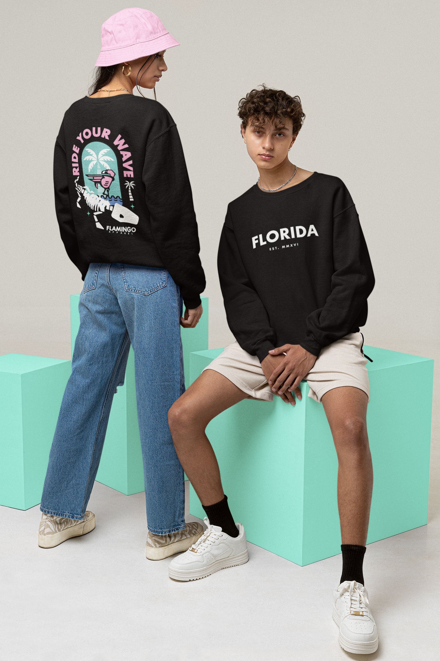BTS FLAMINGO GATOR Tropical Showdown Flamingo Apparel