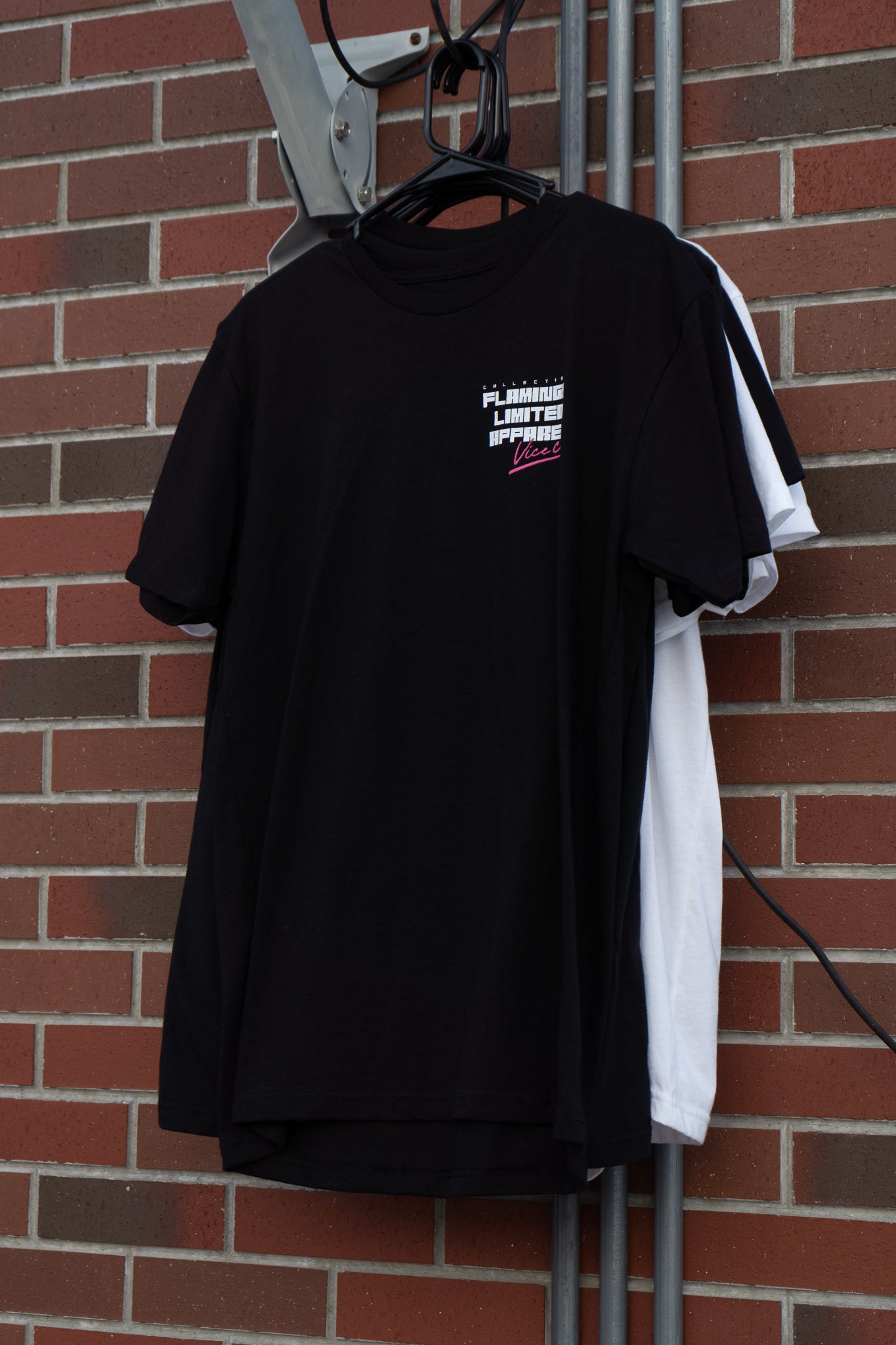 LIMITED Flamingo Vice City Tee Black