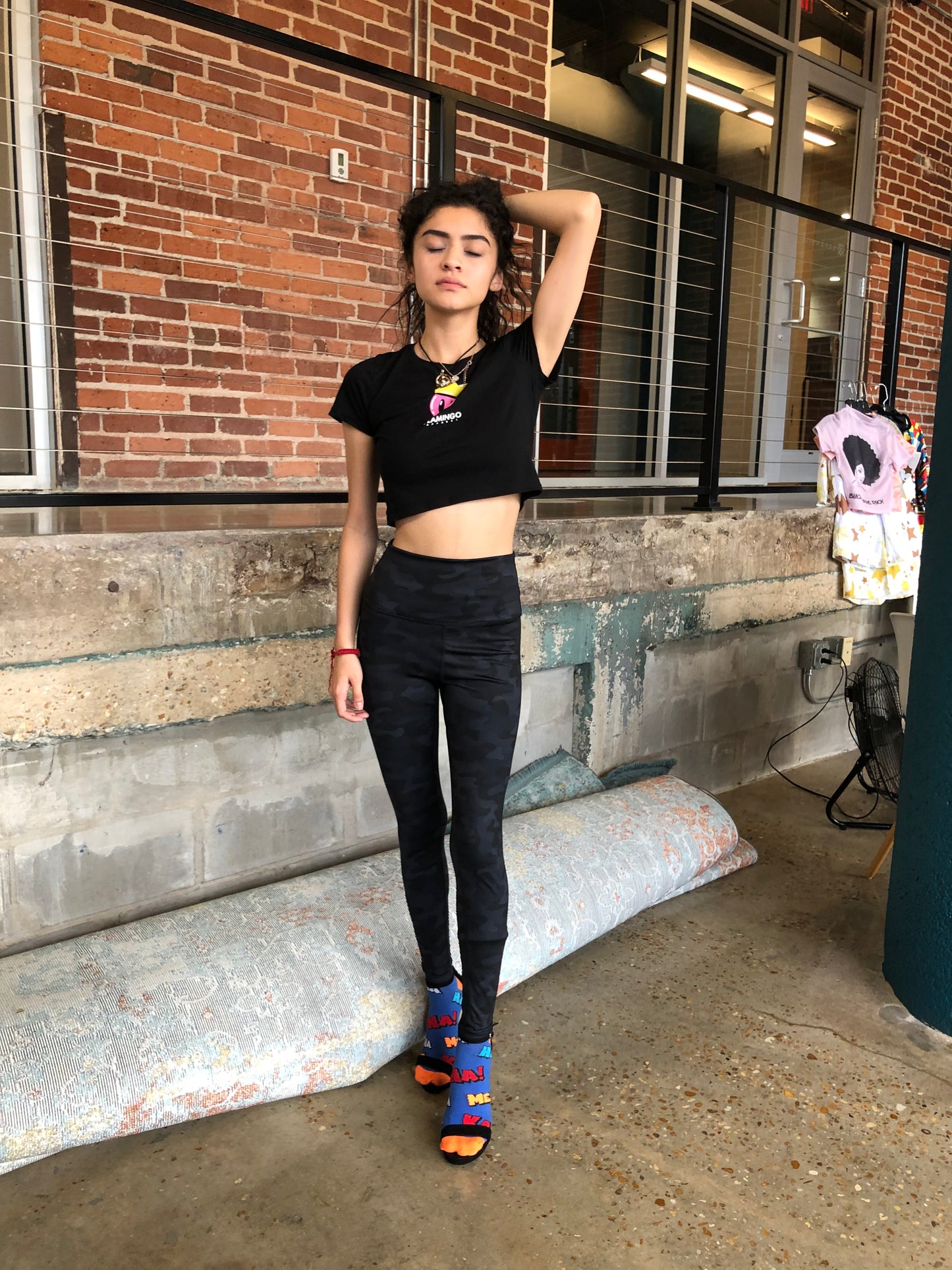 Sad Smiley Crop Top