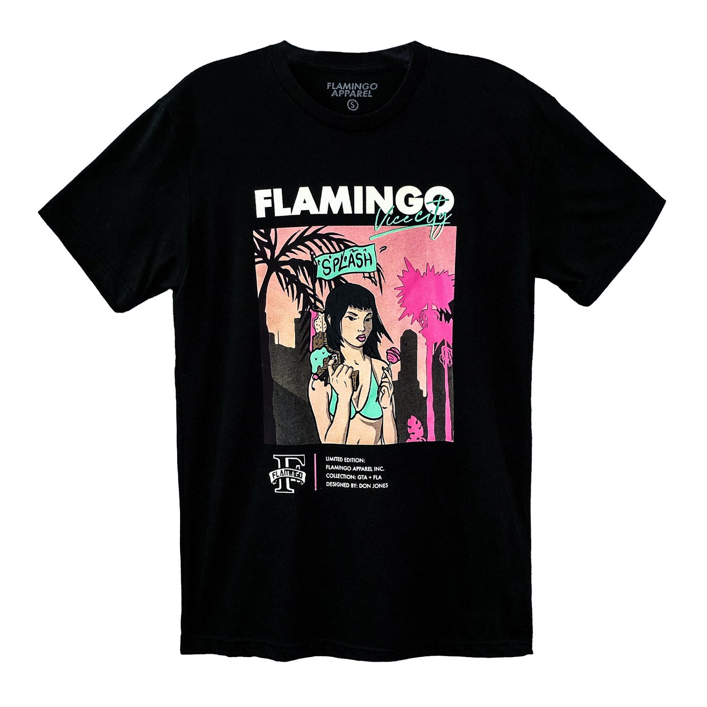Waffle Cone Asian Girl Splash Tee