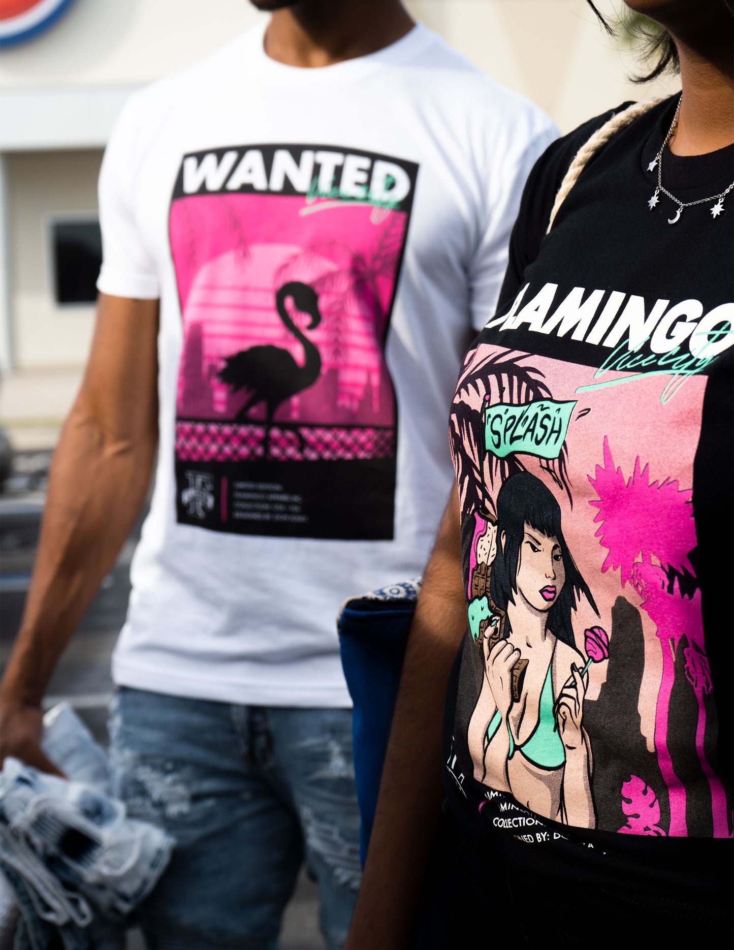 Waffle Cone Asian Girl Splash Tee