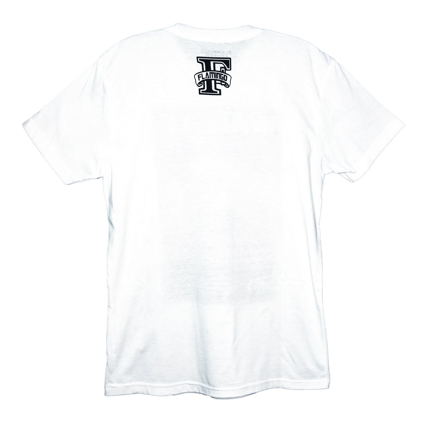 Wanted Poster Flamingo Vice City Tee White