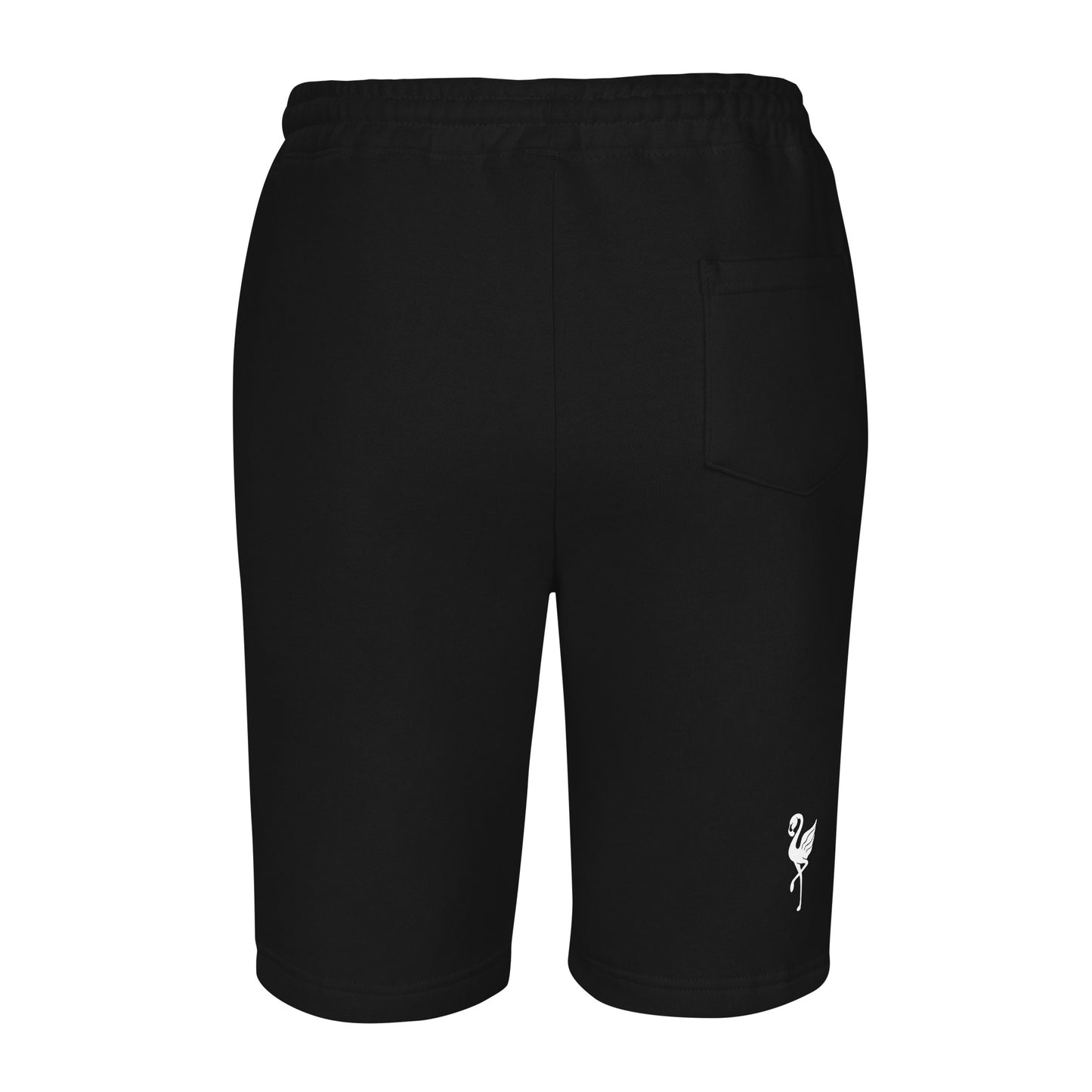 Flamingo Essentials - Black Men's fleece shorts