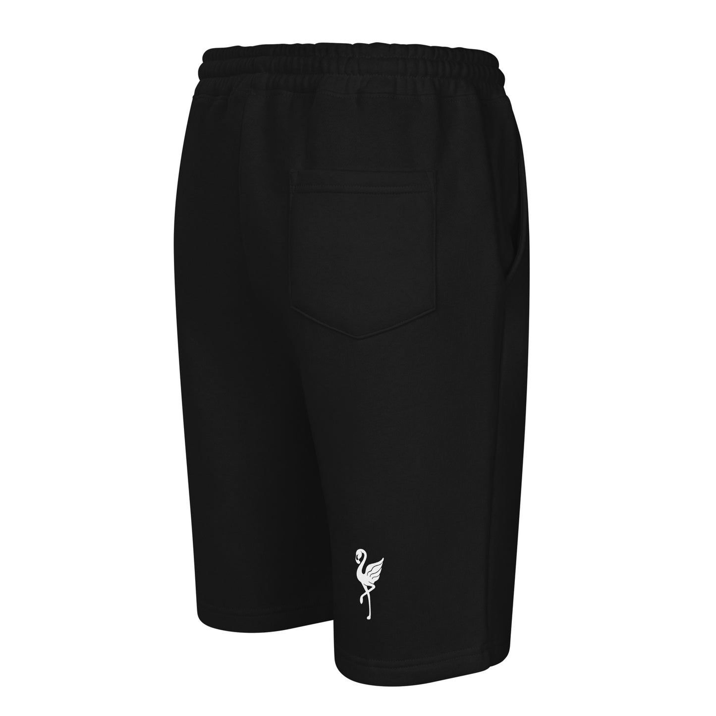 Flamingo Essentials - Black Men's fleece shorts