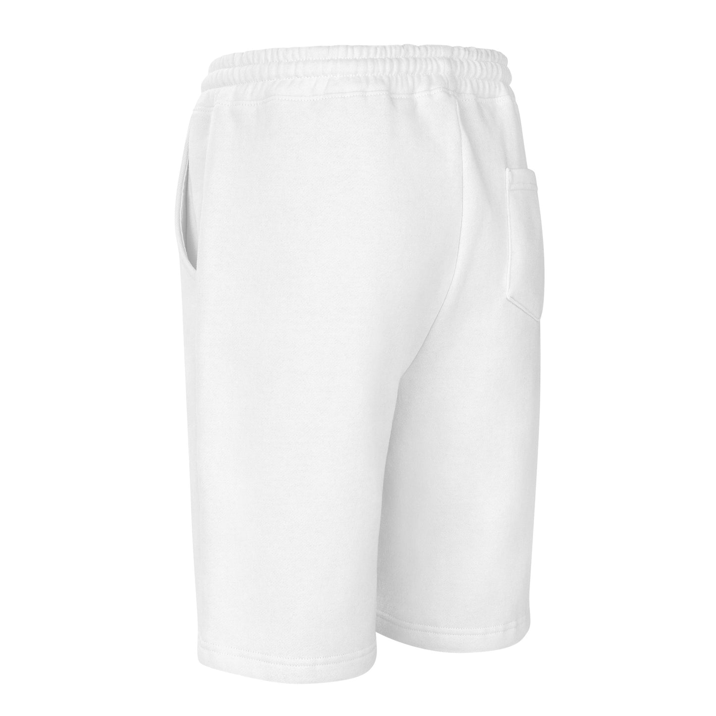 Flamingo Essentials - White fleece shorts