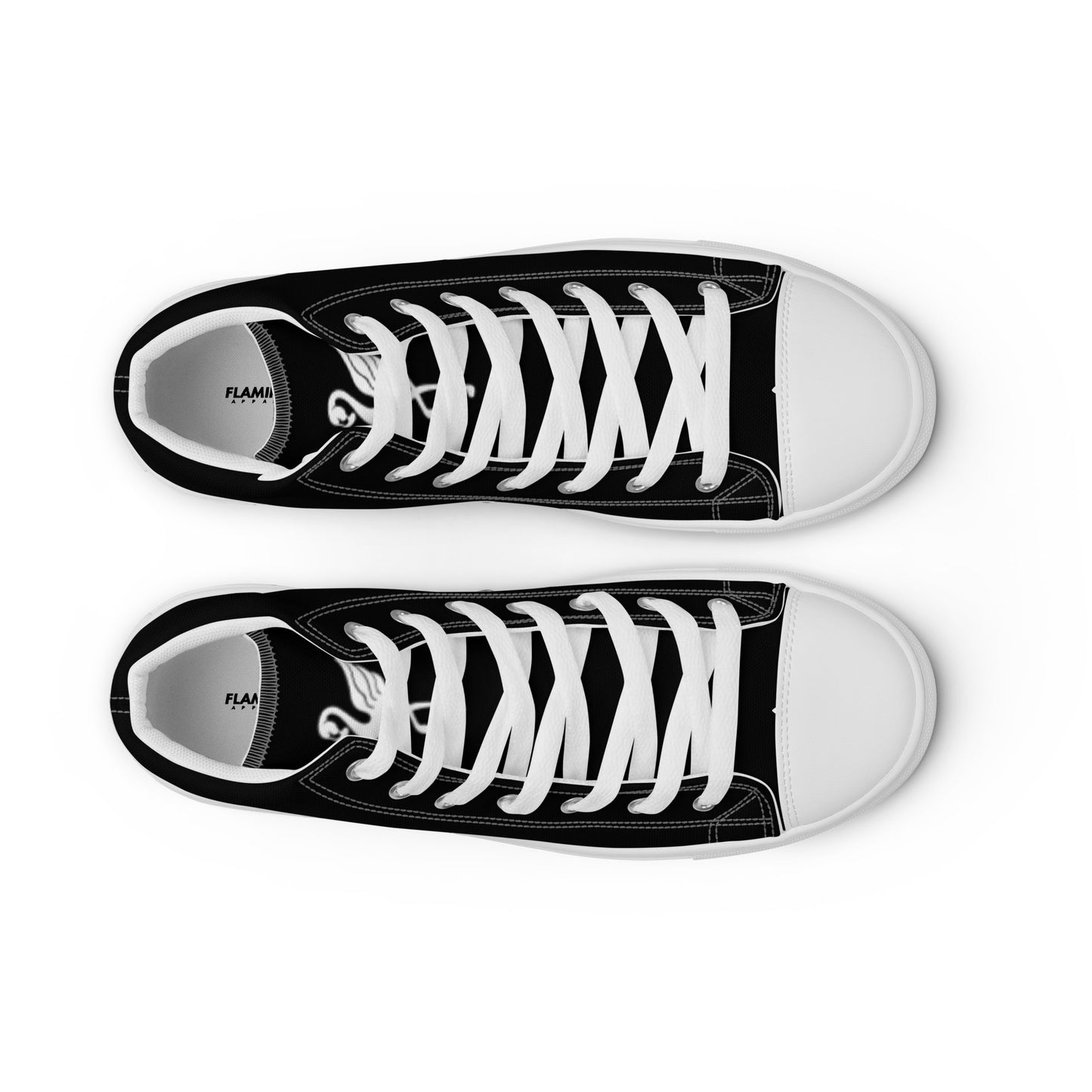 Flamingo Essentials - Black Ride Your Wave canvas shoes