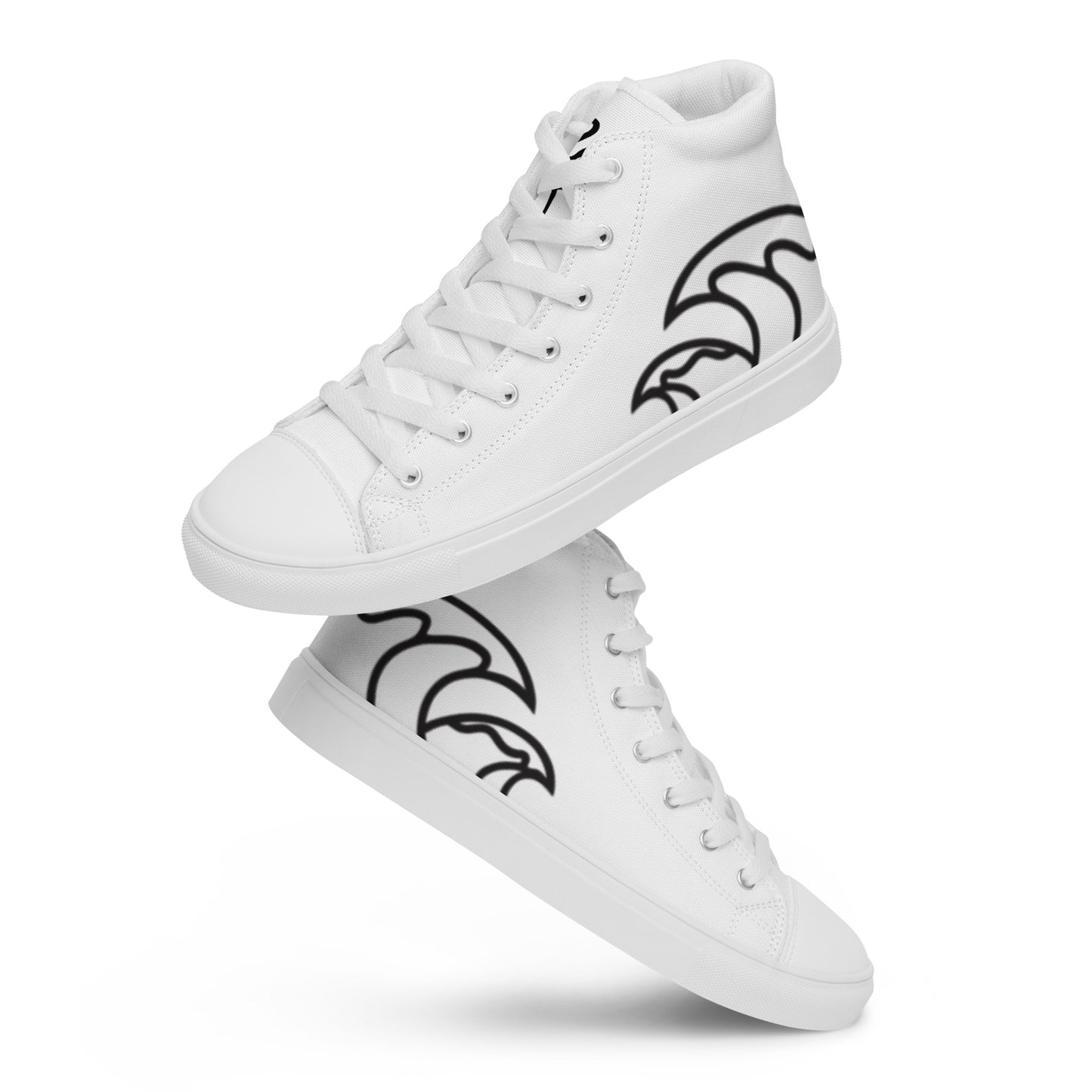 Flamingo Essentials - White Ride Your Wave Canvas Shoes