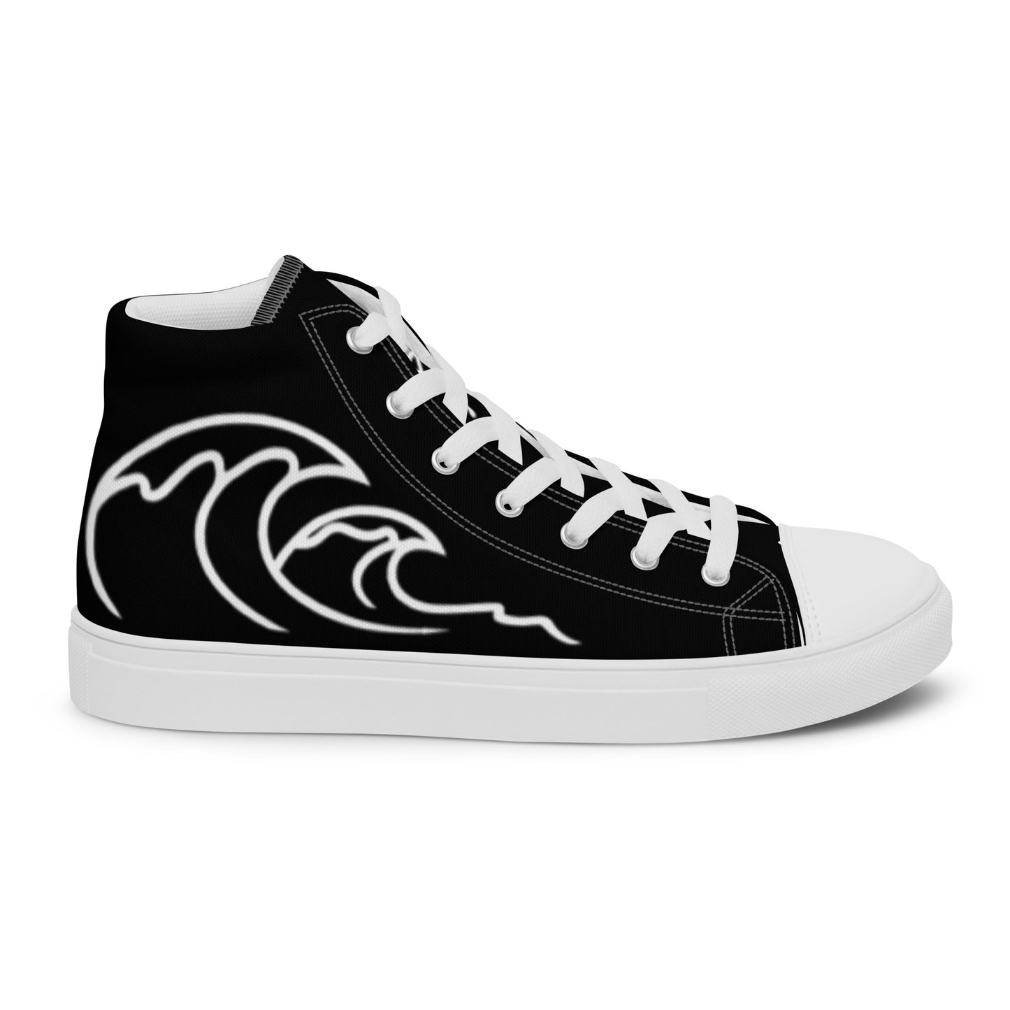Flamingo Essentials - Black Ride Your Wave canvas shoes