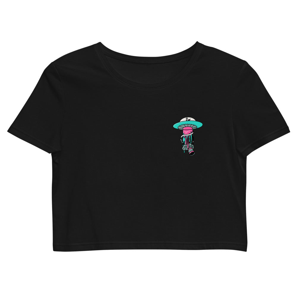 Beam me up crop top