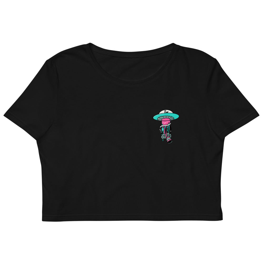 Beam me up crop top