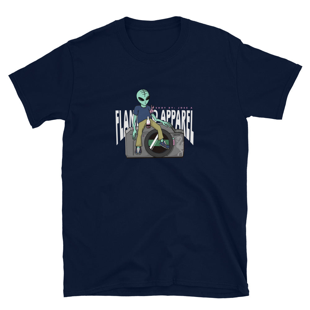 Space man chillin tee