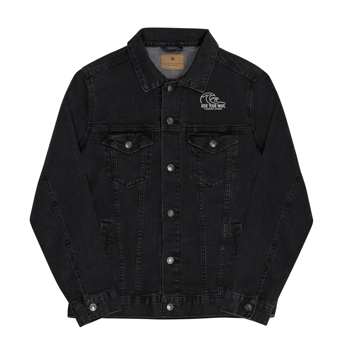 Flamingo Essentials - Ride Your Wave Unisex Denim Jacket