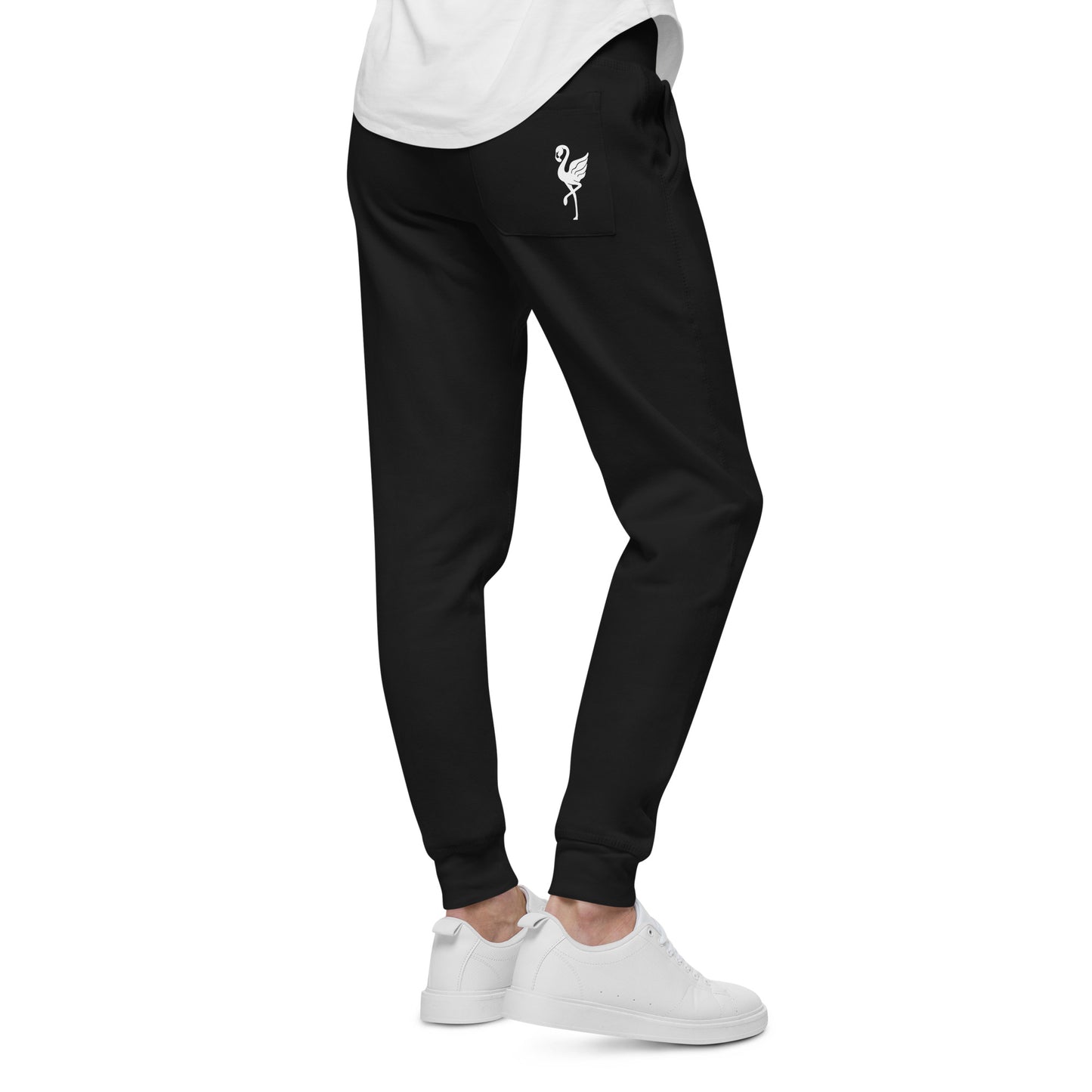 Flamingo Essentials - Black Unisex fleece sweatpants