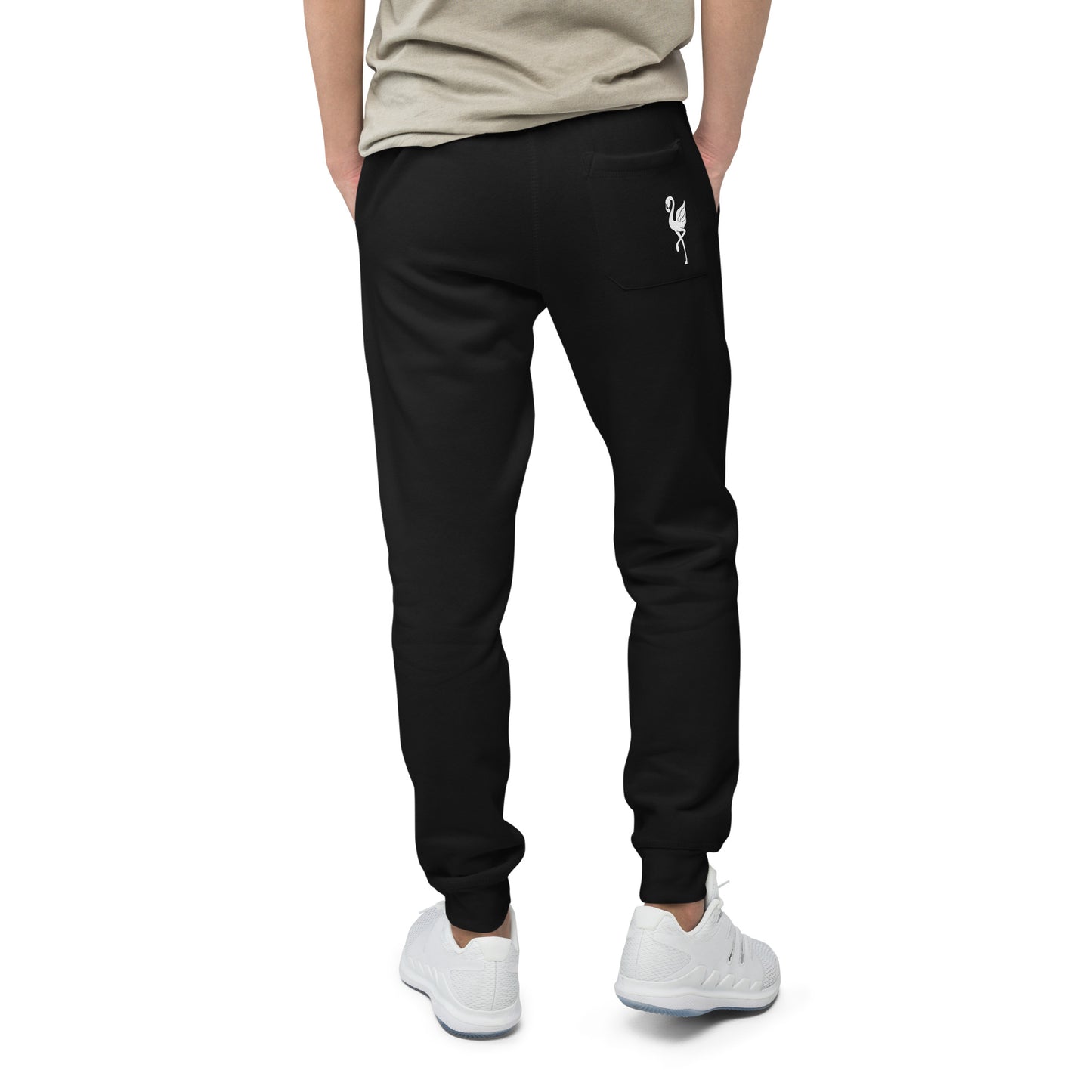 Flamingo Essentials - Black Unisex fleece sweatpants