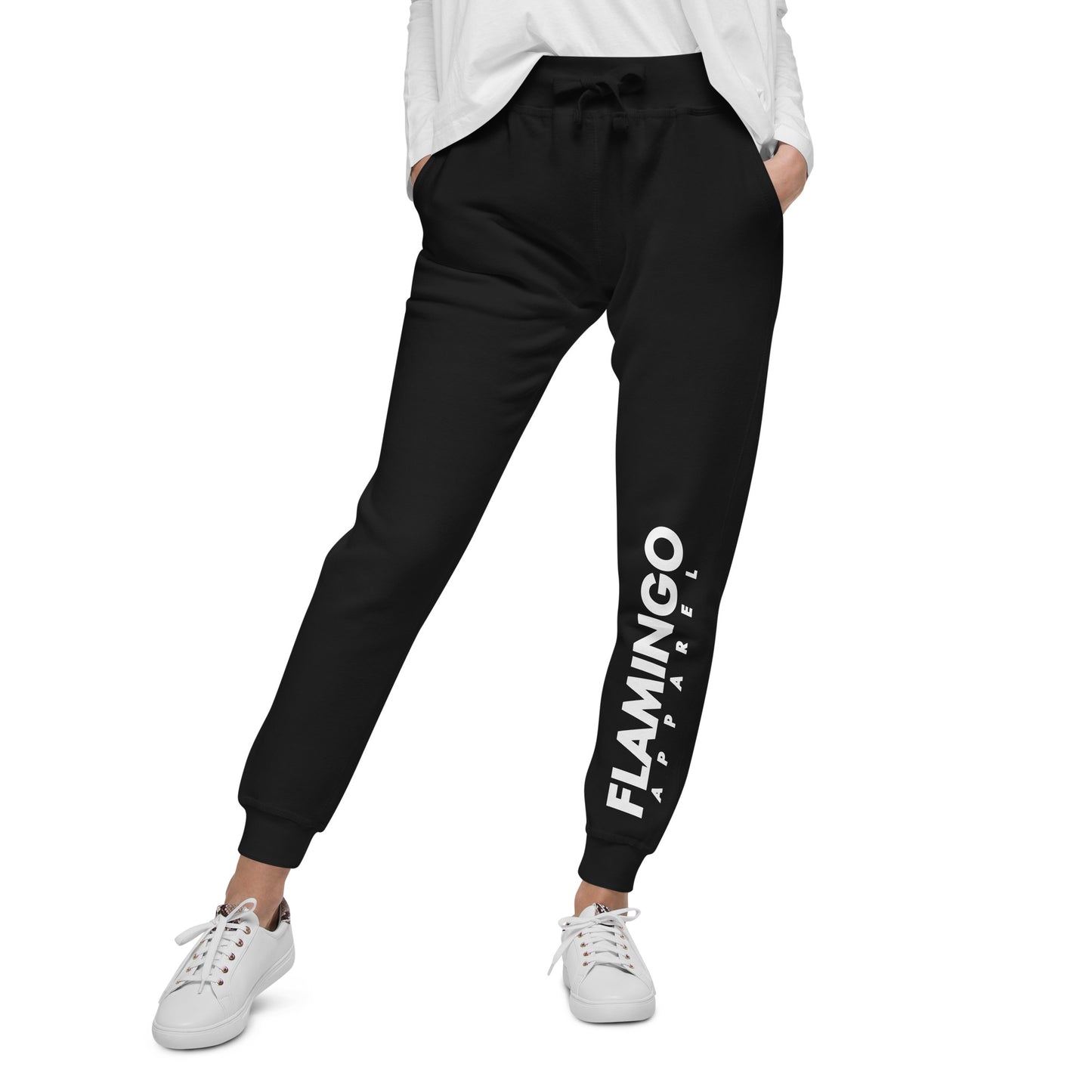 Flamingo Essentials - Black Unisex fleece sweatpants