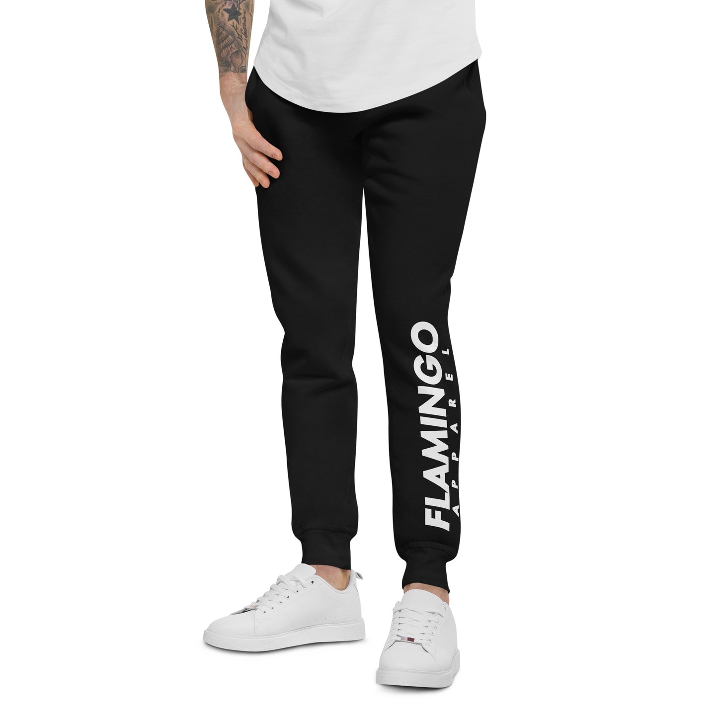 Flamingo Essentials - Black Unisex fleece sweatpants