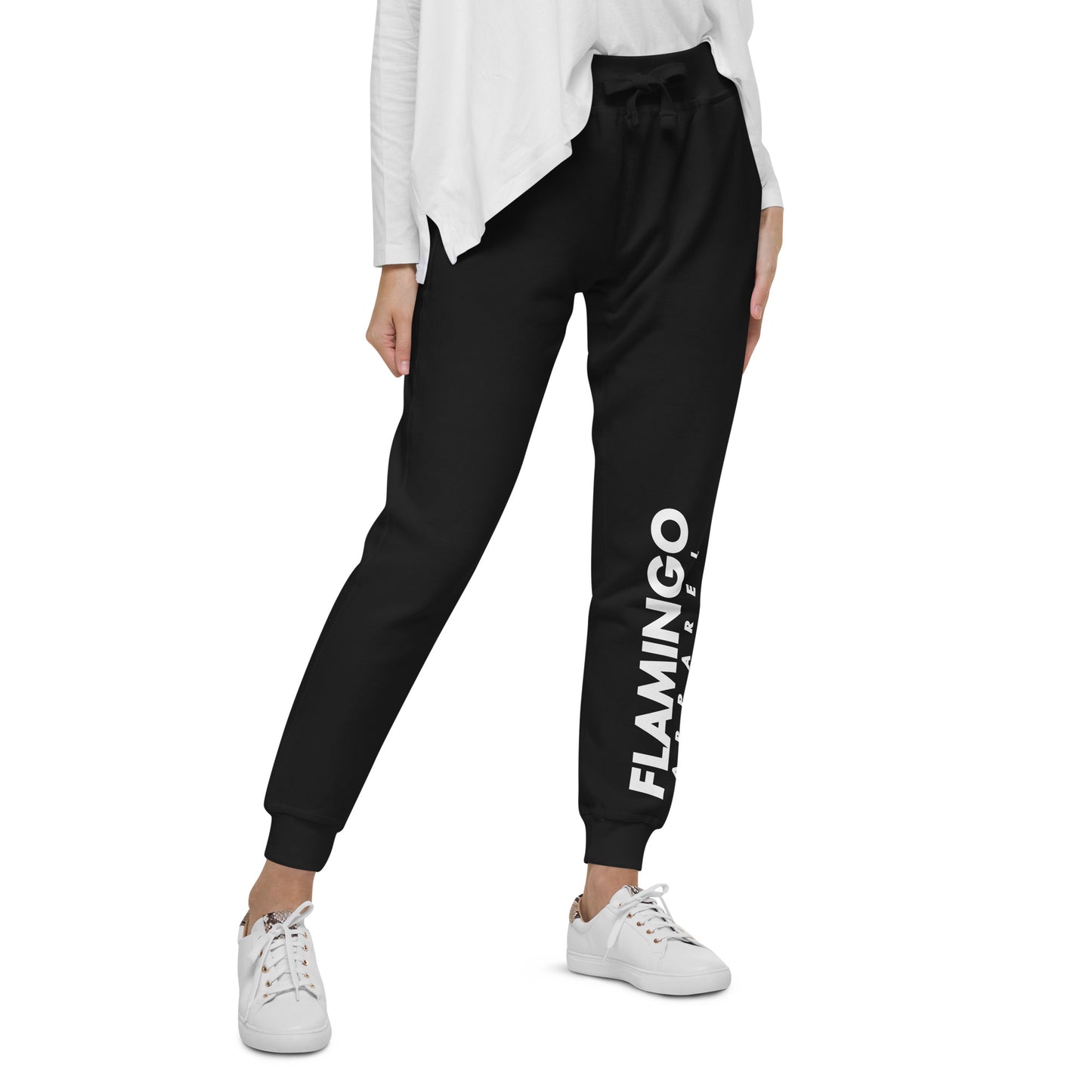 Flamingo Essentials - Black Unisex fleece sweatpants