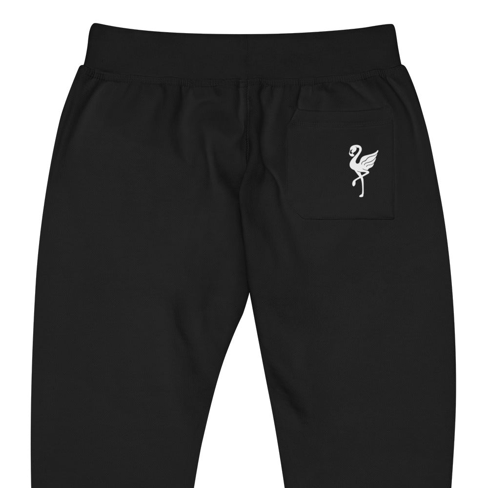 Flamingo Essentials - Black Unisex fleece sweatpants