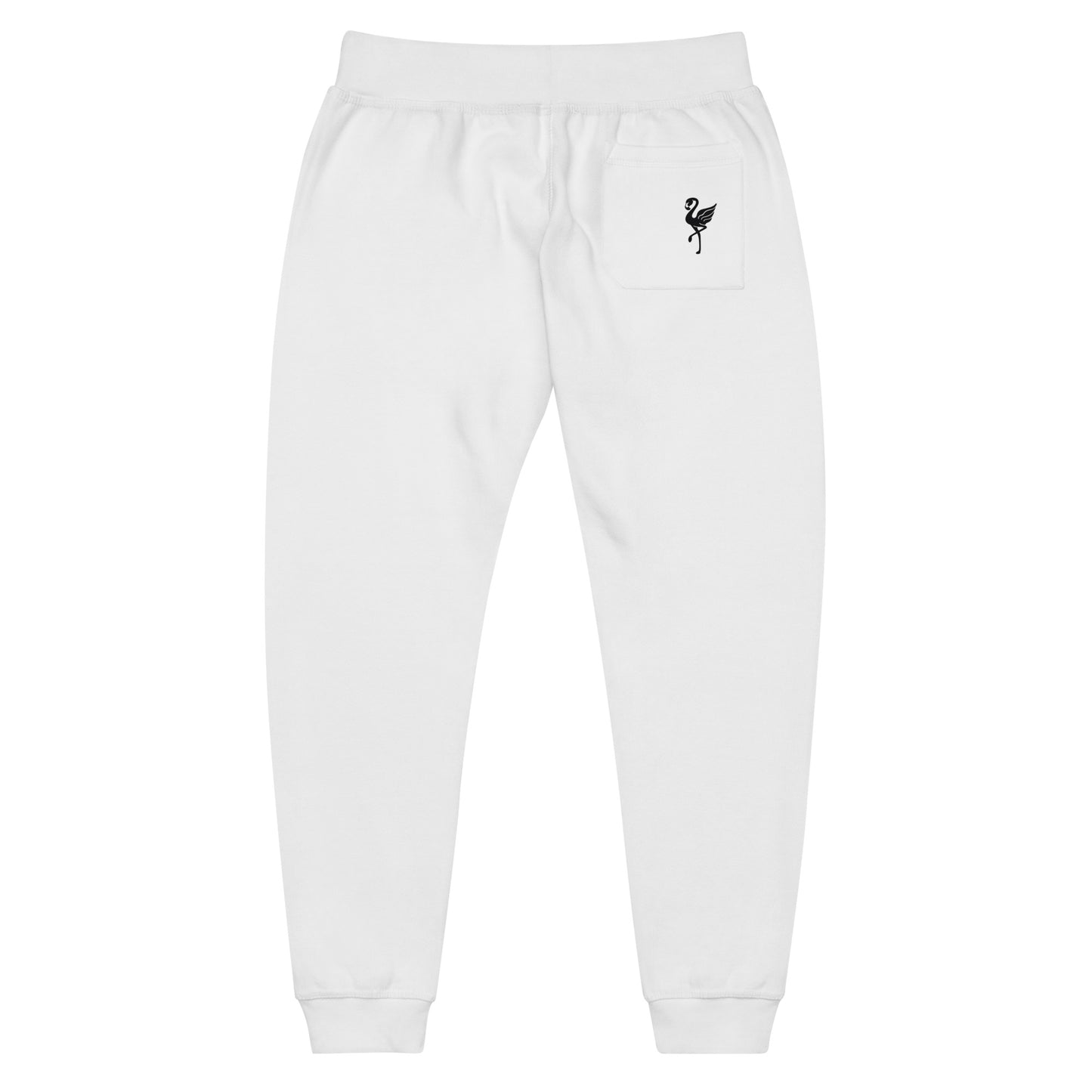 Flamingo Essentials - White Unisex fleece sweatpants