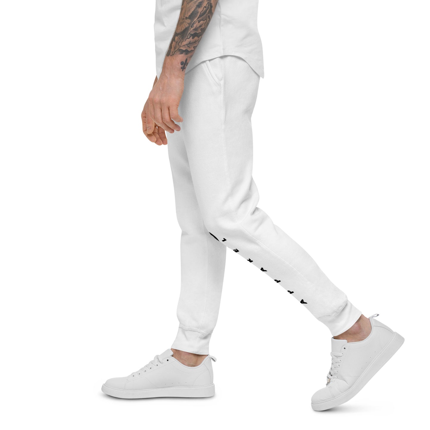 Flamingo Essentials - White Unisex fleece sweatpants