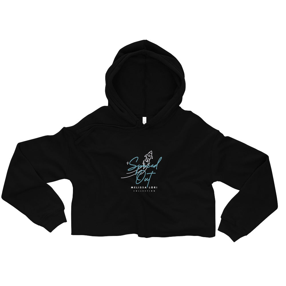 Spaced out crop hoodie