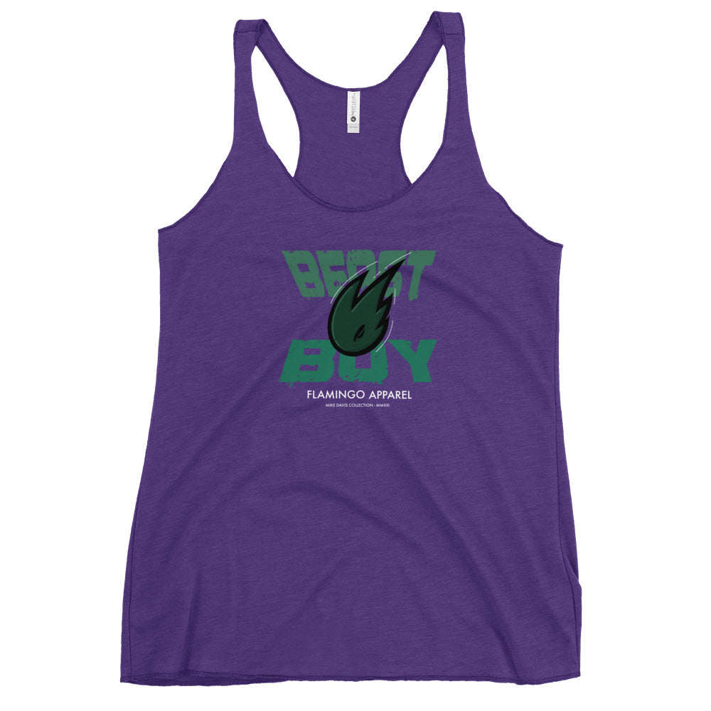Beast boy women's racerback tank
