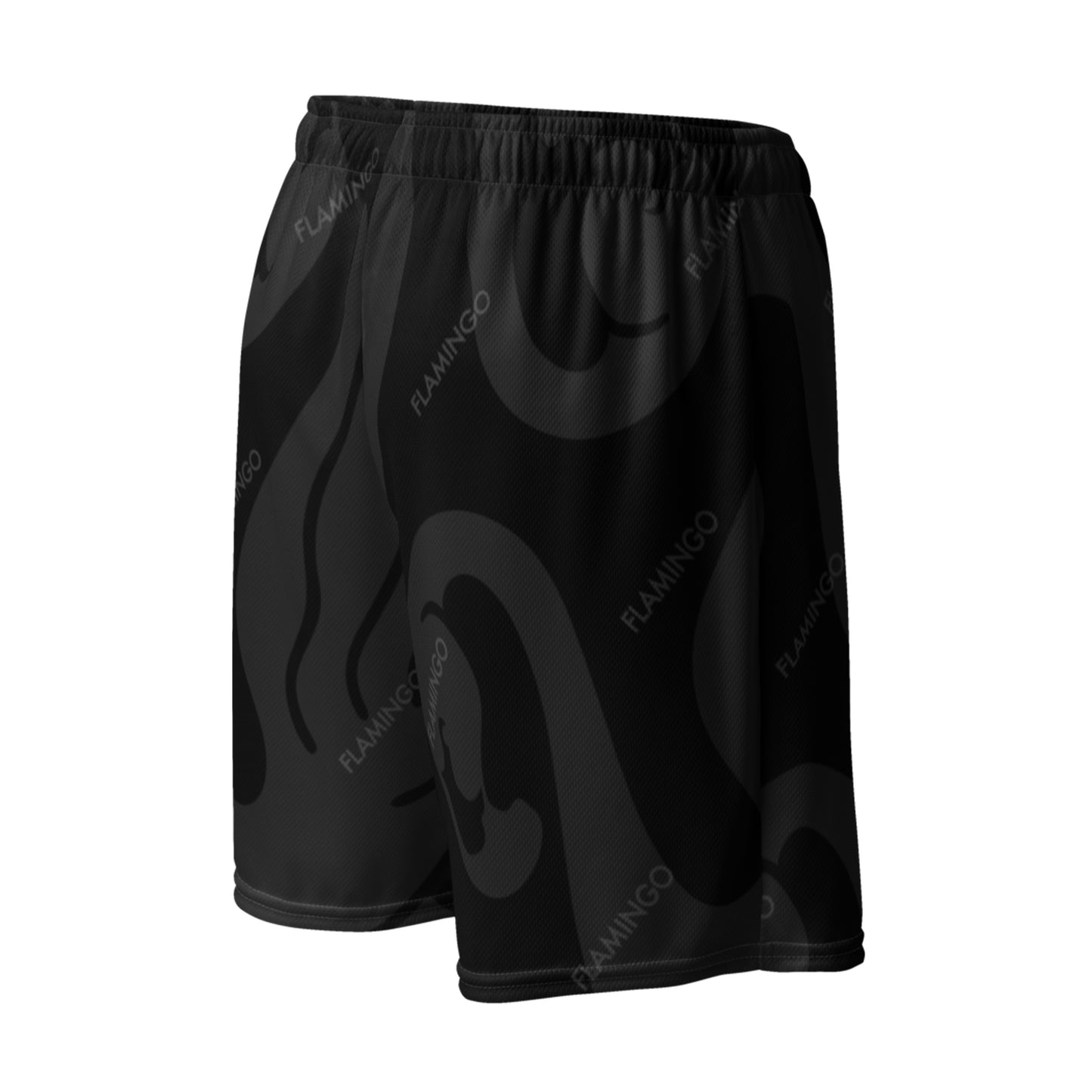 Flamingo Essentials Premium Mesh Shorts – Black