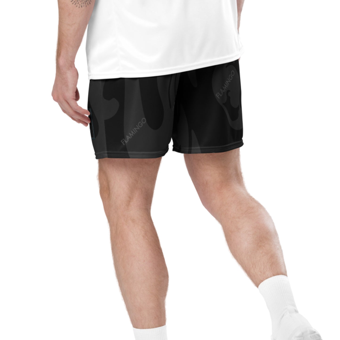 Flamingo Essentials Premium Mesh Shorts – Black