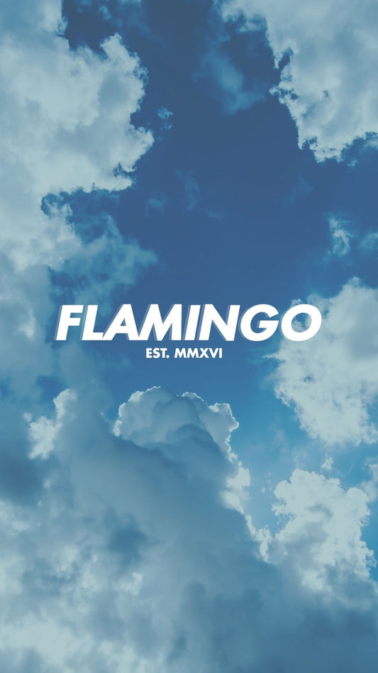 Flamingo clouds wallpaper