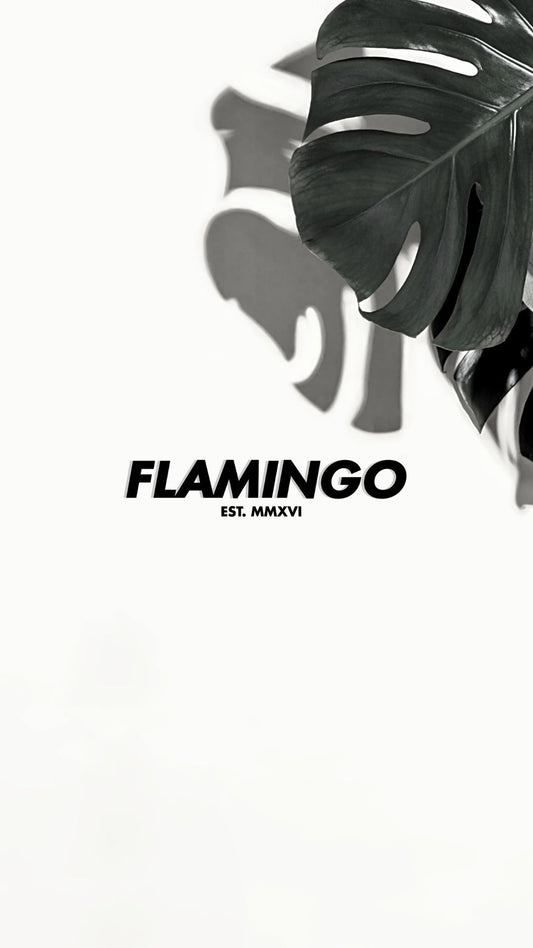 Flamingo brand name II wallpaper