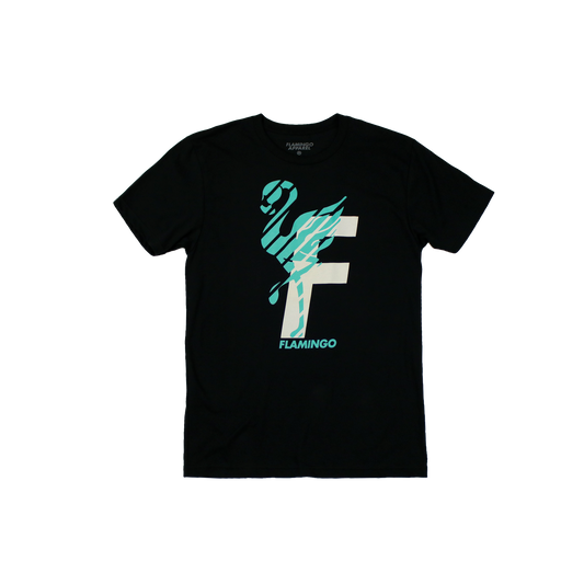 Teal logo tee
