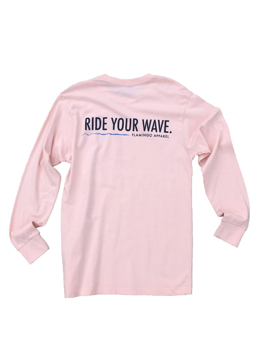 Ride your wave long sleeve tee