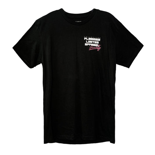 LIMITED Flamingo Vice City Tee Black