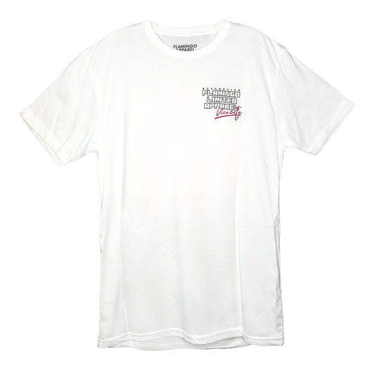 LIMITED Flamingo Vice City Tee White