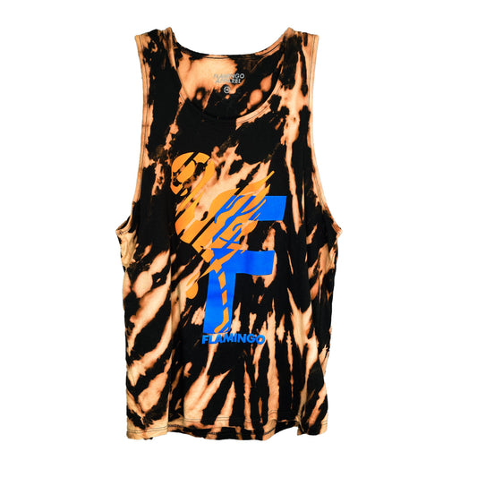 Orange and blue tank