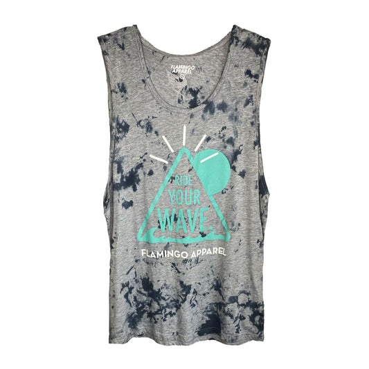 Ride your wave sunset tank