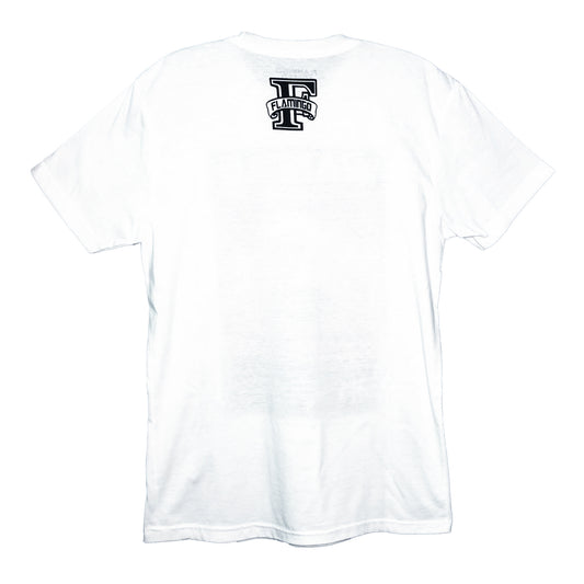 Wanted Poster Flamingo Vice City Tee White