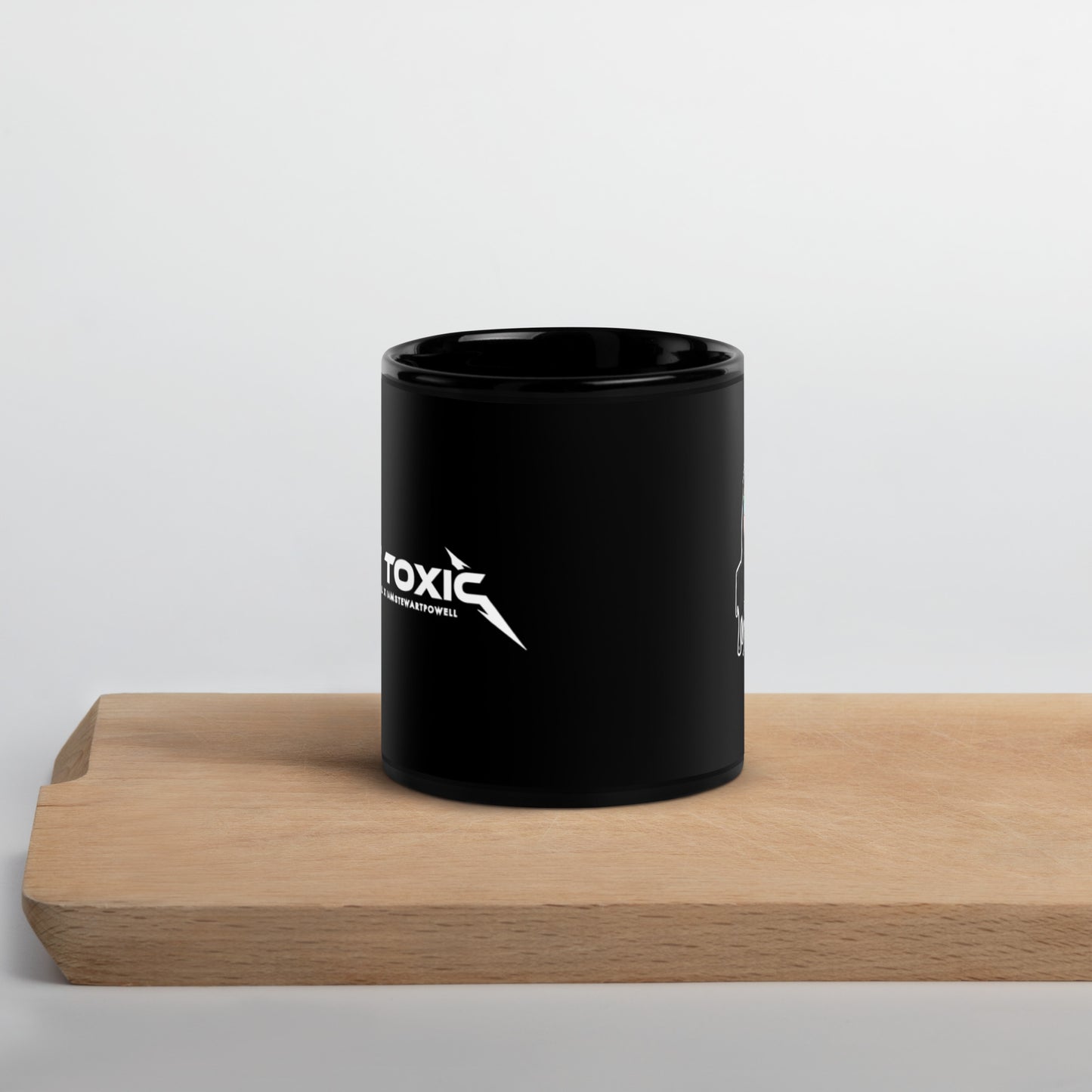 Stay Toxic - Black Glossy Coffee Mug