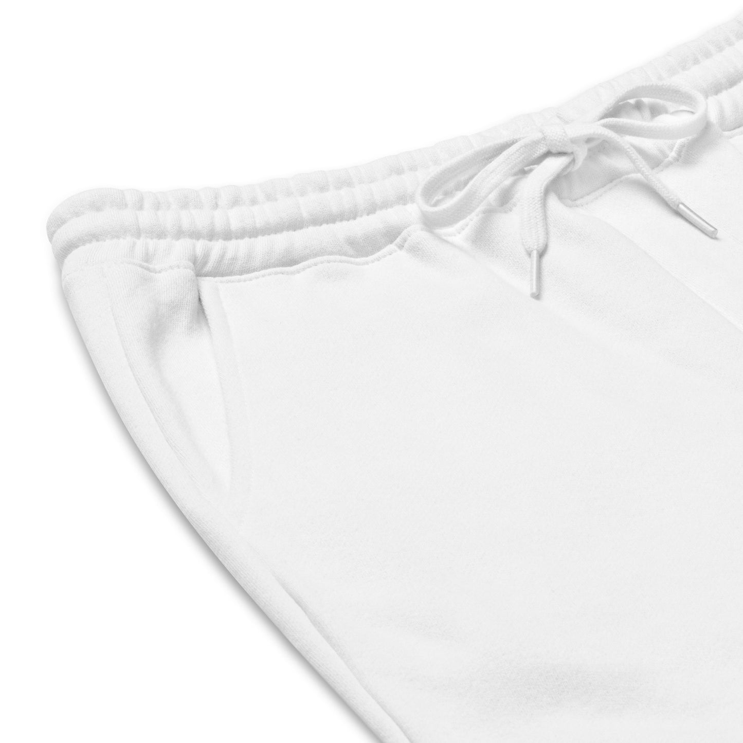 Flamingo Essentials - White fleece shorts