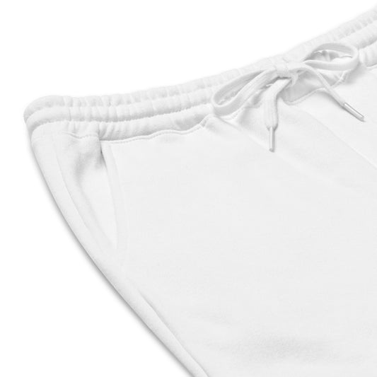 Flamingo Essentials - White fleece shorts