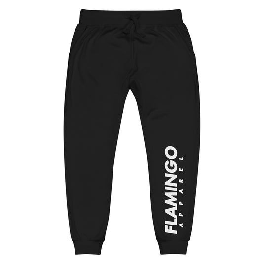 Flamingo Essentials - Black Unisex fleece sweatpants